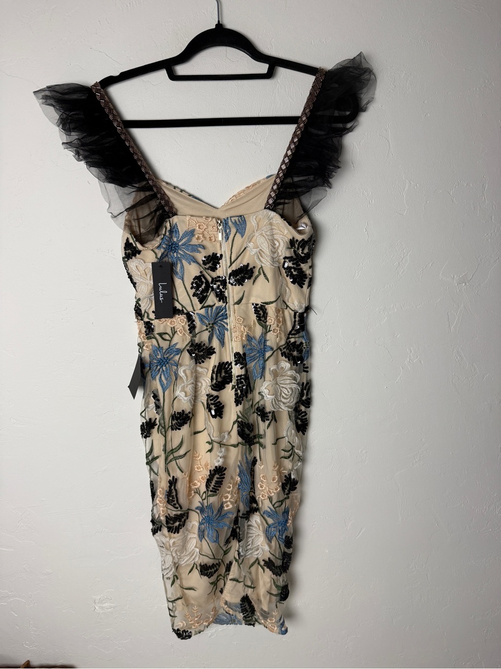 Lulus Midi Dress Show Stopper Embroidered Sequin dress - Picture 8 of 14